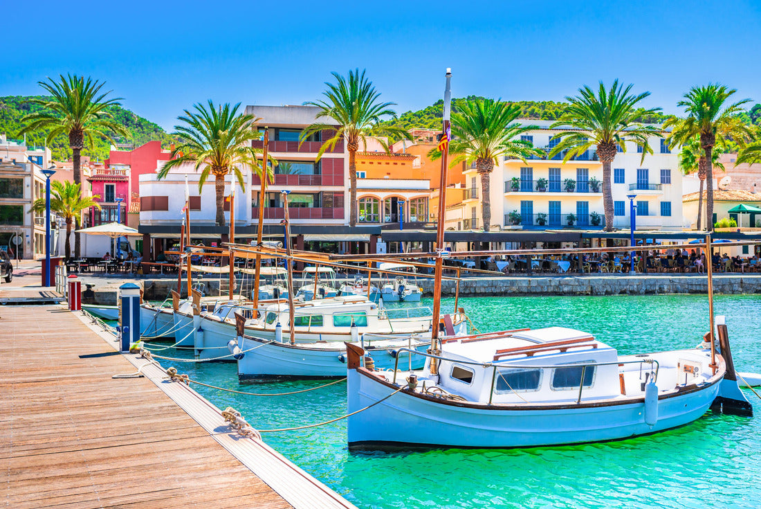 Noah Jigsaw Puzzle Boat in the harbor of Port de Andratx on the island of Mallorca 2000 Pieces