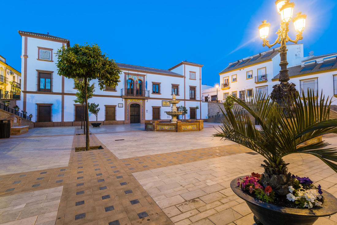 Beautiful town square in Palos de la Frontera,Huelva,Spain 2000pc Puzzle