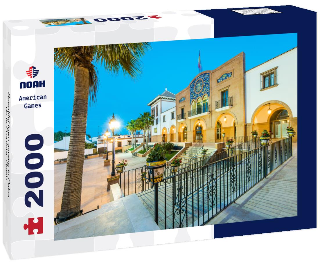 Beautiful town square in Palos de la Frontera, Spain 2000pc Puzzle
