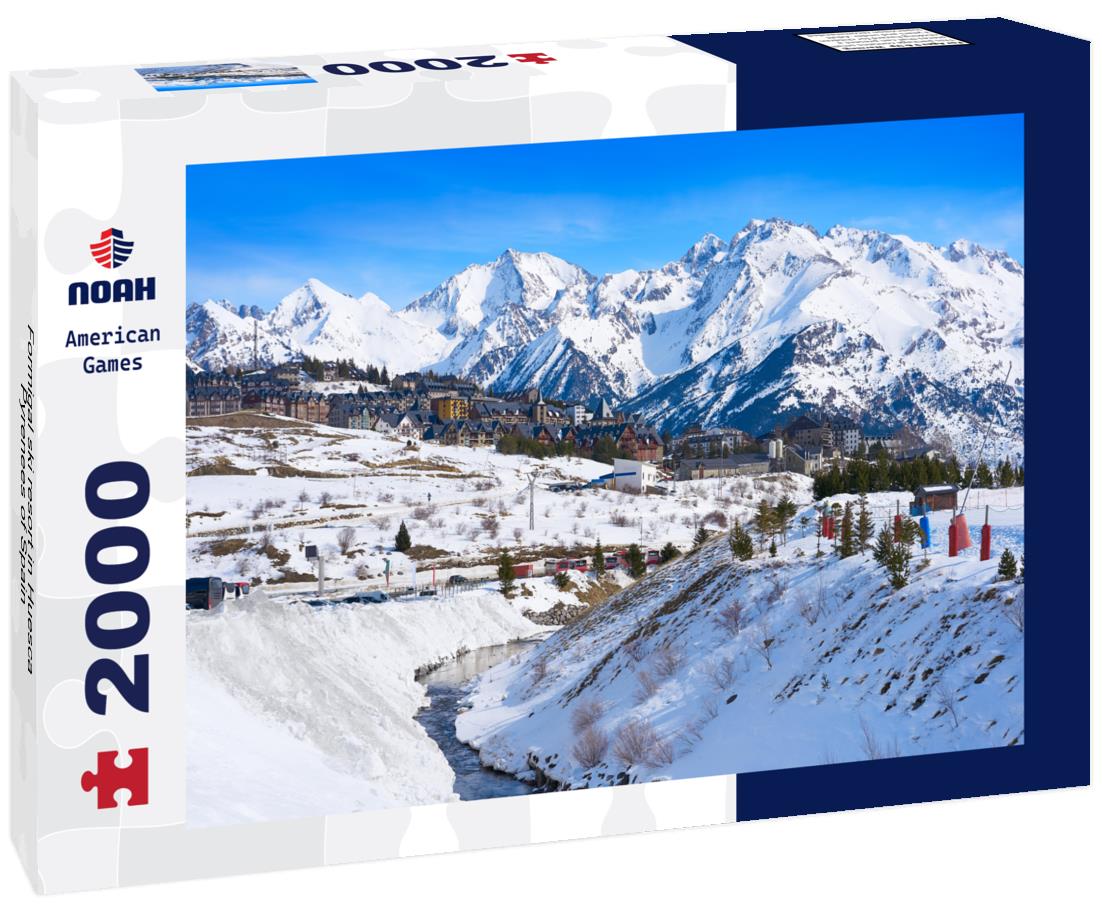 Formigal ski resort in Huesca Pyrenees of Spain 2000pc Puzzle