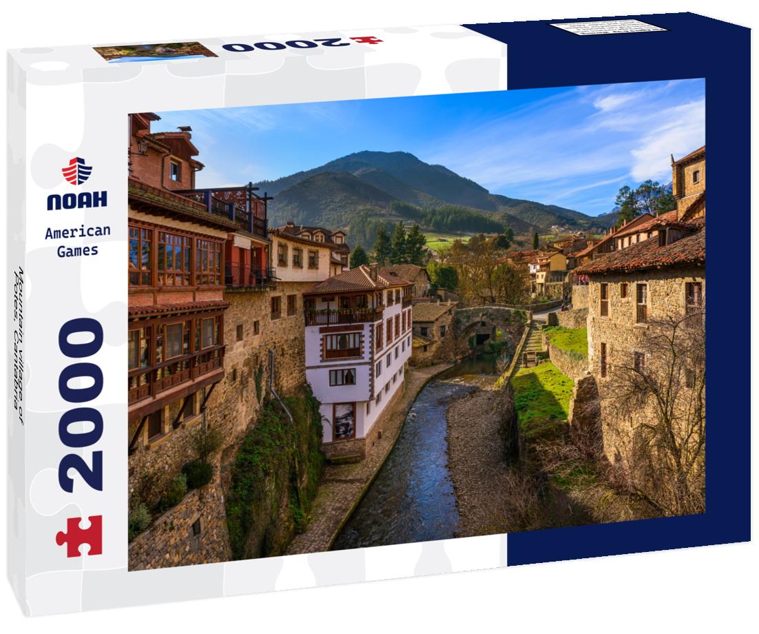 Mountain village of Potes, Cantabria 2000pc Puzzle