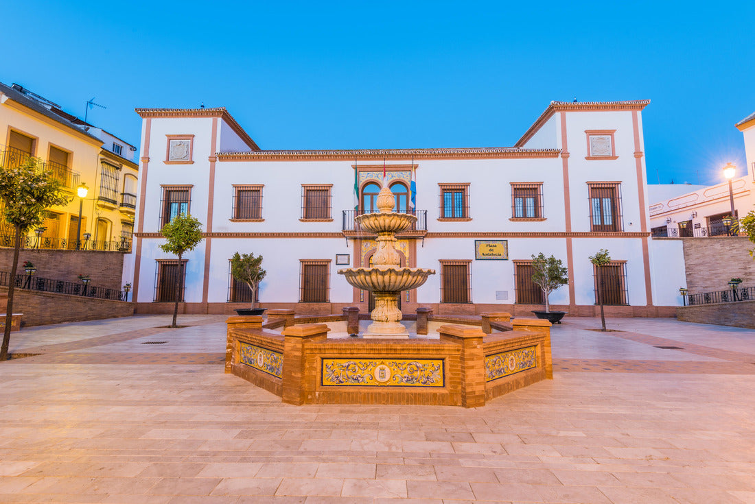 Beautiful town square in Palos de la Frontera,Huelva,Spain 2000pc Puzzle