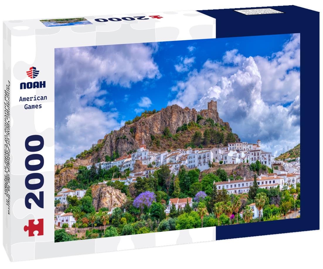 Zahara de la Sierra, one of the famous white villages in the province of Cadiz in Spain 2000pc Puzzle
