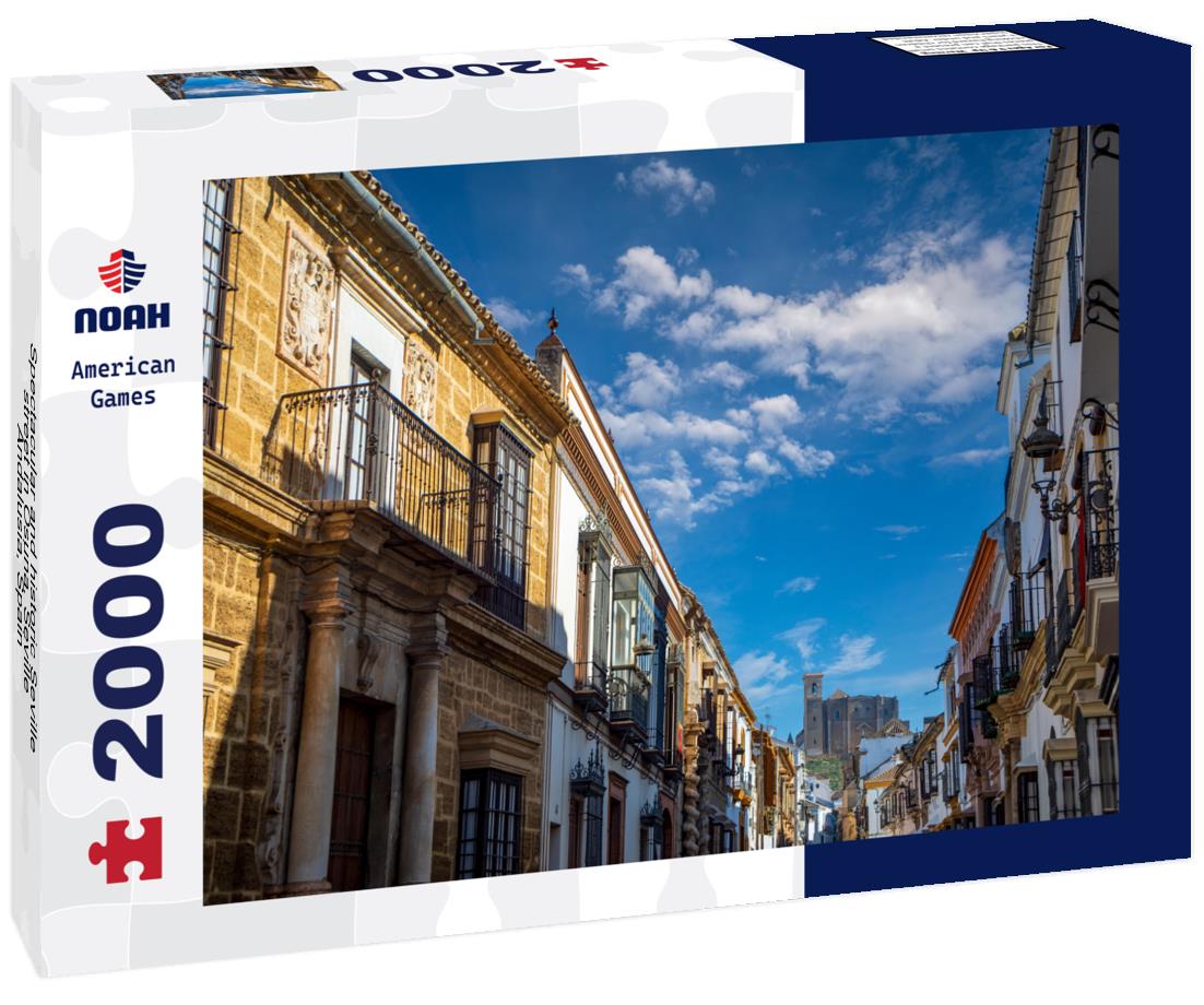 Spectacular and historic Seville street in Osuna, Seville, Andalusia, Spain 2000pc Puzzle