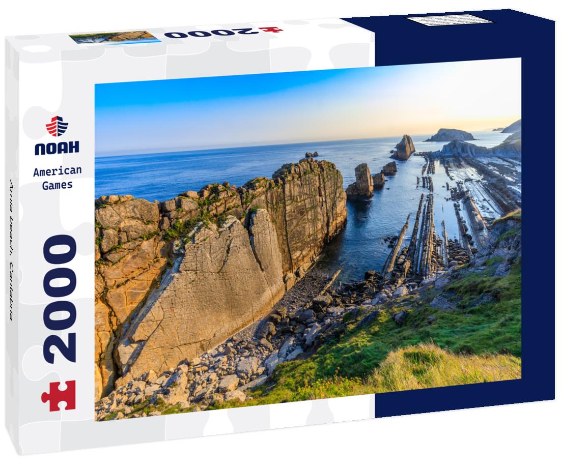 Arnia beach, Cantabria 2000pc Puzzle