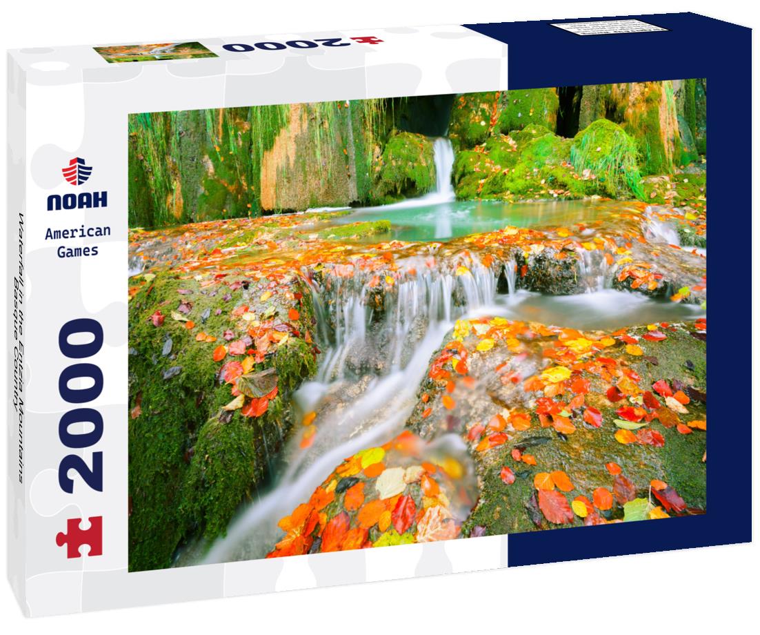 Waterfall in the Entzia Mountains, Basque Country 2000pc Puzzle