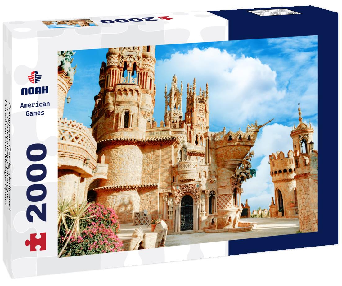 Colomares Castle, dedicated to Christopher Columbus. Benalmadena Malaga Spain 2000pc Puzzle
