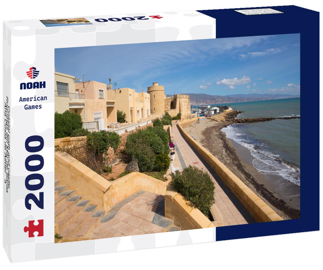 Coastal path and castle Roquetas del Mar de Santa Ana Costa de Almería, Andalusia, Spain 2000pc Puzzle