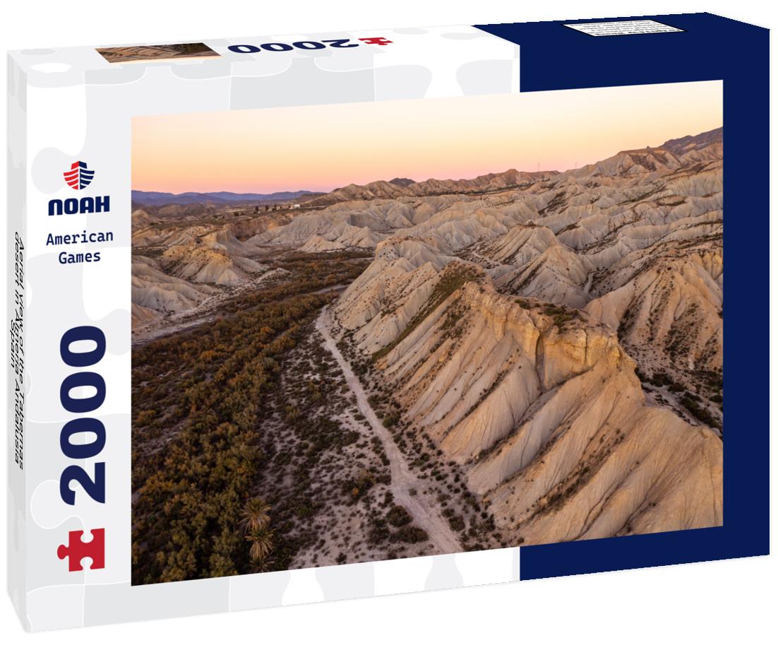 Aerial view of the Tabernas desert in Almeria Andalusia Spain 2000pc Puzzle