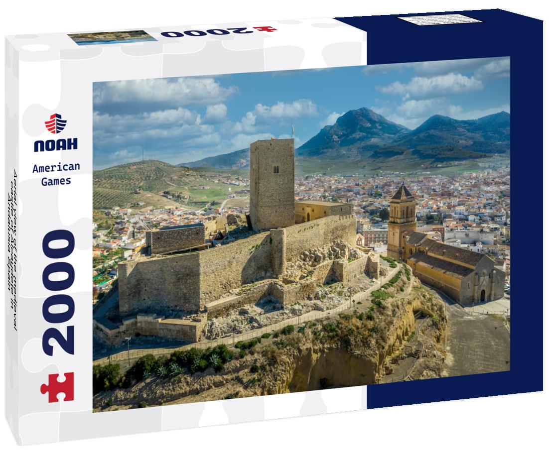 Aerial view of the medieval castle of Alcaudete in Andalusia Spain 2000pc Puzzle