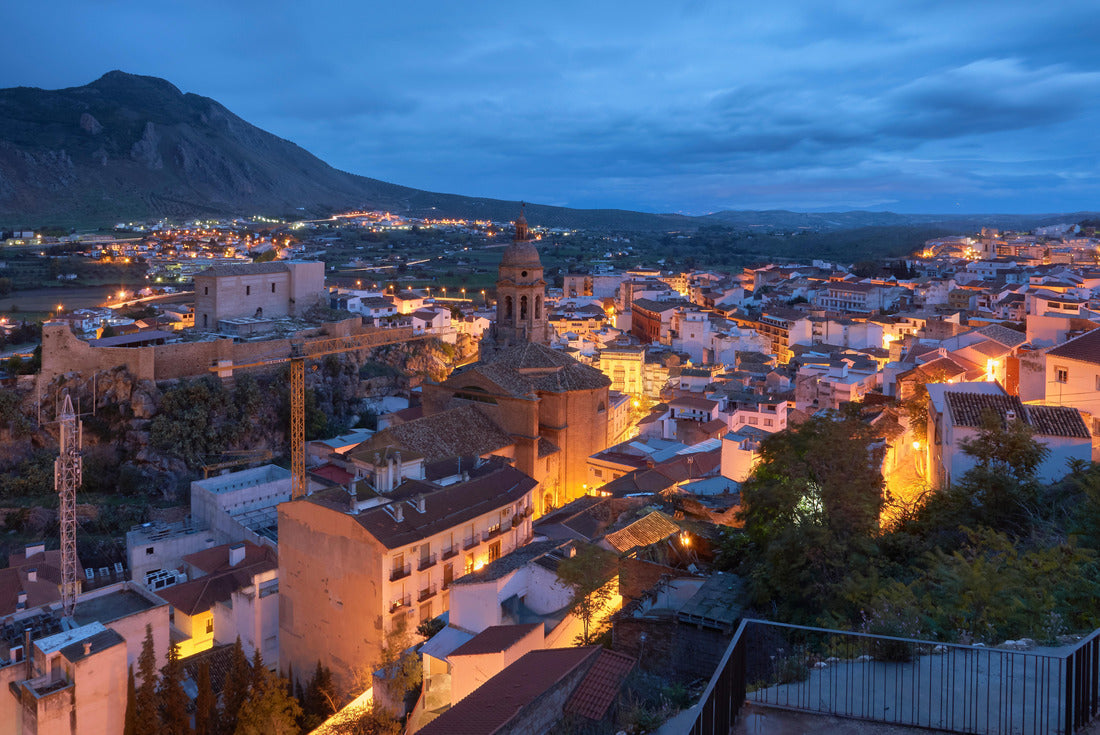 Night view of the city of Loja in Granada. Ceuta, Spain 2000pc Puzzle