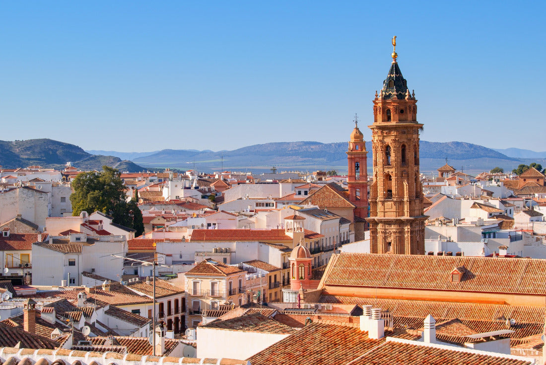 Aerial view in the center of the historic Andalusian town of Antequera, Spain 2000pc Puzzle
