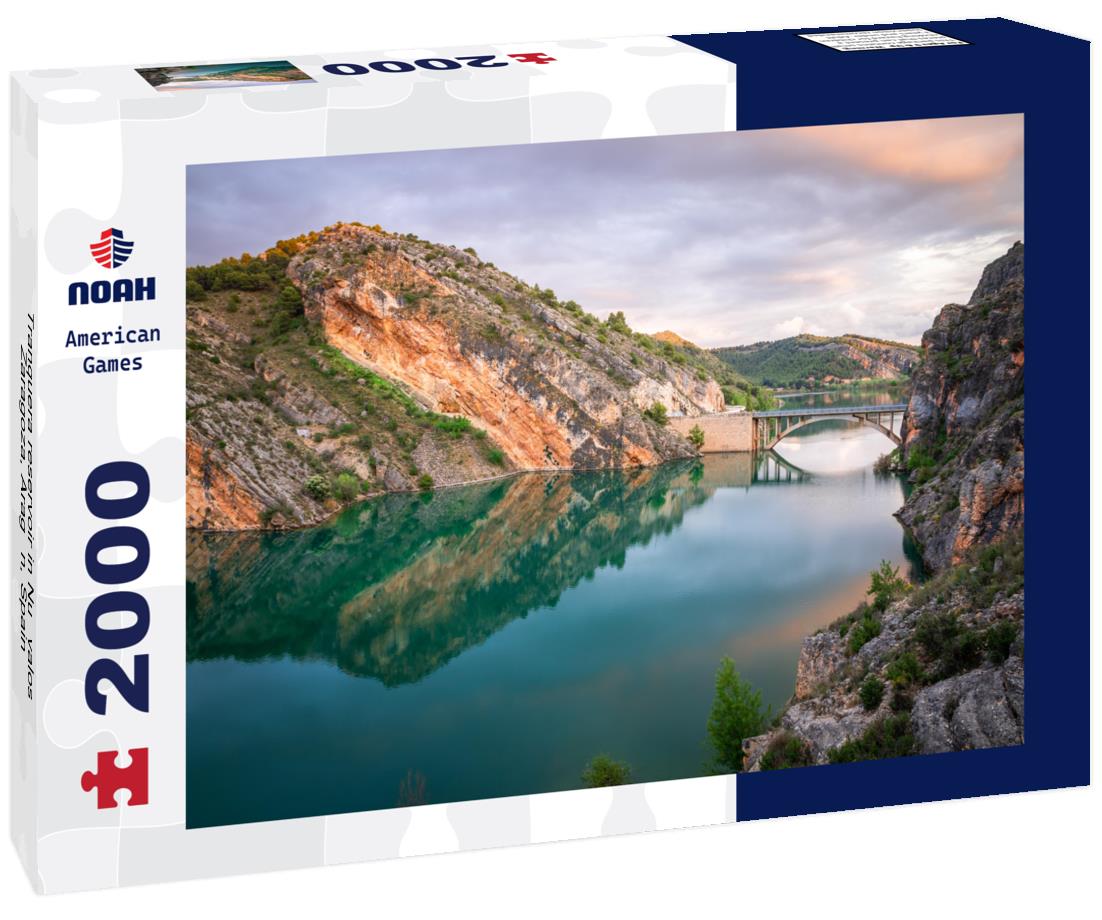 Tranquera reservoir in Nuévalos, Zaragoza, Aragón, Spain 2000pc Puzzle