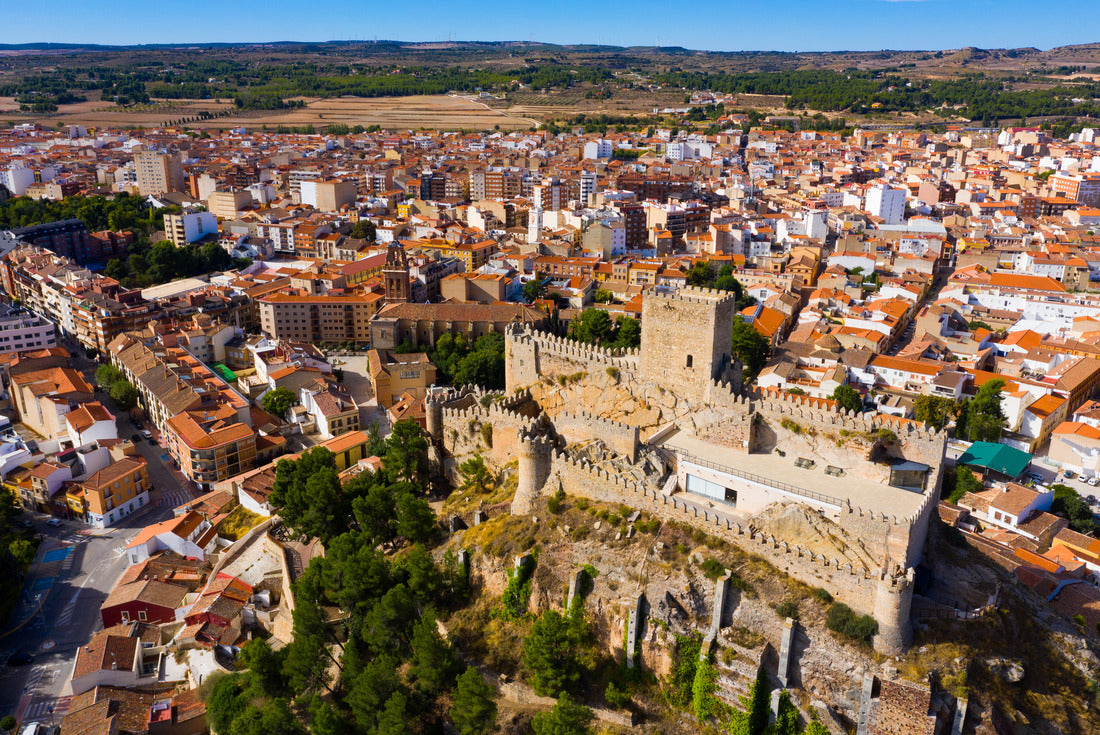 Aerial view of Almansa Castle 2000pc Puzzle
