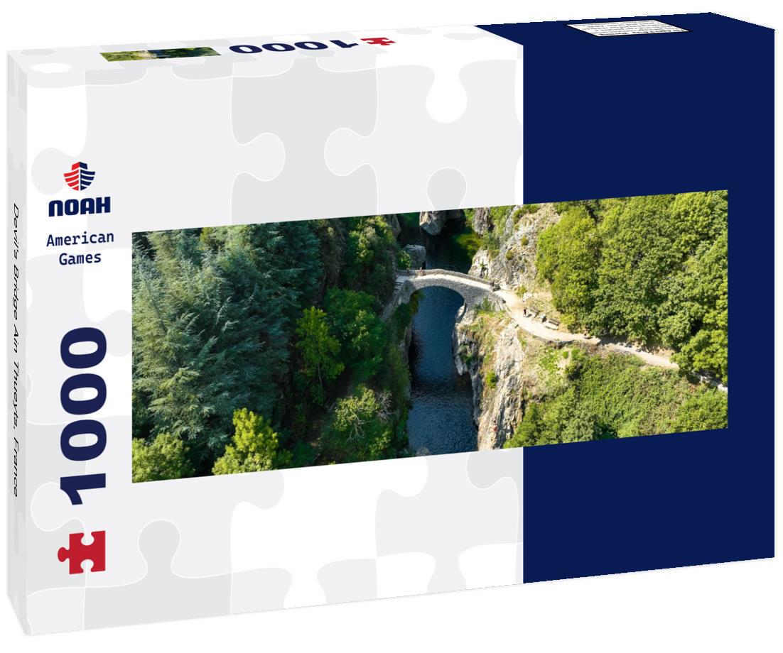 Noah Jigsaw Puzzle Devil's Bridge Ain Thueyts, France Panorama 1000 Pieces