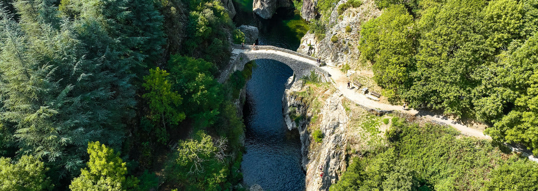 Noah Jigsaw Puzzle Devil's Bridge Ain Thueyts, France Panorama 1000 Pieces