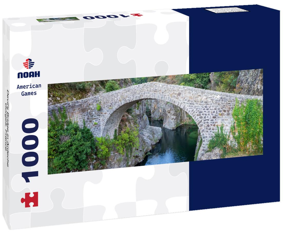 Noah Jigsaw Puzzle Devil's Bridge in Ardeche Gorges, France Panorama 1000 Pieces