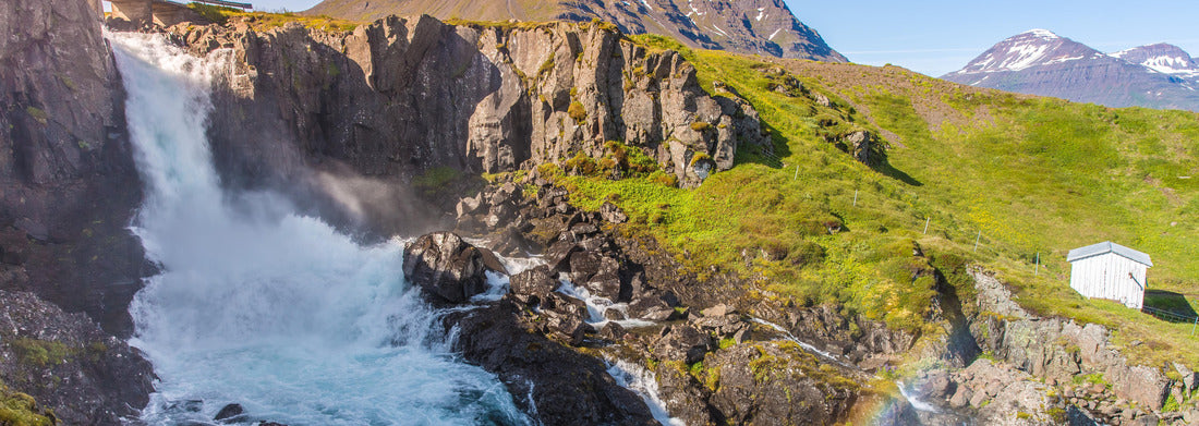 Noah Jigsaw Puzzle Clouds over the volcanic island of Jan Mayen in the Arctic Ocean Panorama 1000 Pieces