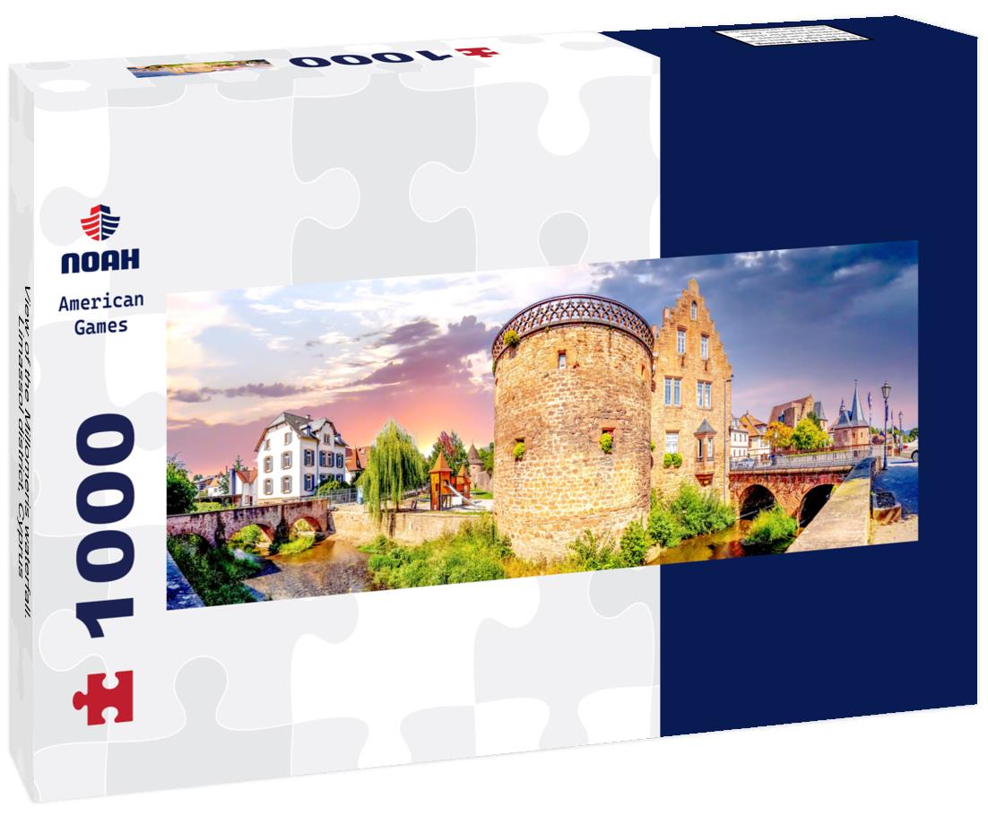 the Millomeris waterfall. Limassol district, Cyprus 1000pc Panoramic Puzzle