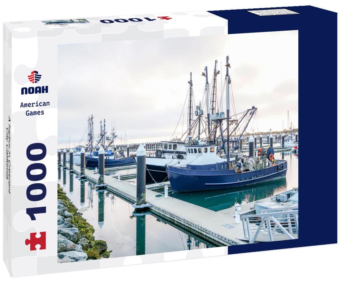 Noah Jigsaw Puzzle A harbor in Crescent City California 1000 Pieces