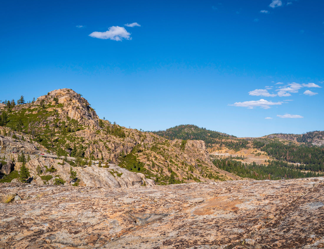 Noah Jigsaw Puzzle Autumn landscape panorama across the rugged terrain of the rocky hill on Donner Summit, Placer County, Northern California. from historic U.S. Route 40 near Lake Tahoe 1000 Pieces