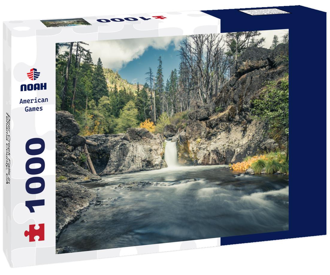 Noah Jigsaw Puzzle Deer Creek Falls in Tehama County, CA 1000 Pieces