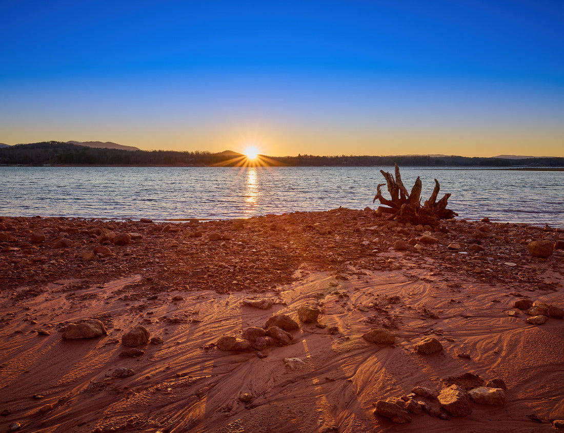 Noah Jigsaw Puzzle Sunset on Lake Blue Ridge at Morganton Point campground in the Chattahochee-Oconee National Forest, Georgia 1000 Pieces