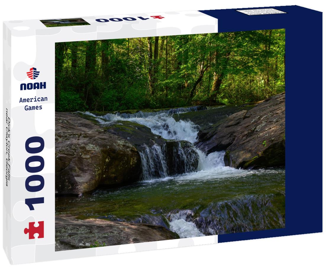 Noah Jigsaw Puzzle Dick's Creek Falls, near Clayton, Georgia 1000 Pieces