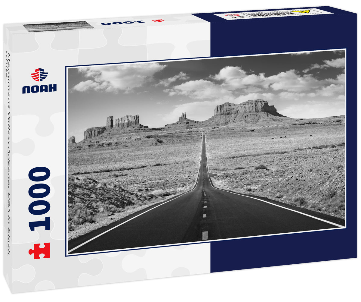 Monument Valley, Arizona, USA in black white