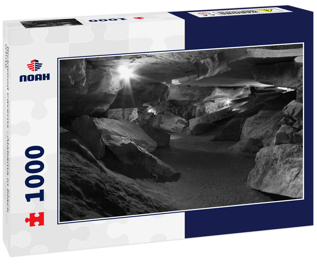 Rickwood Caverns - Alabama in black white