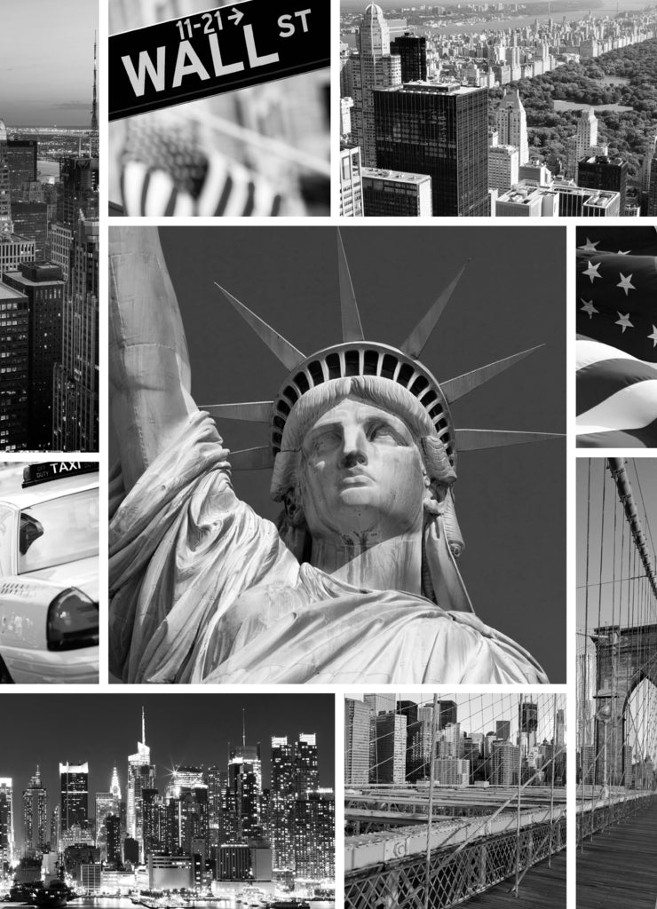 New York in black white
