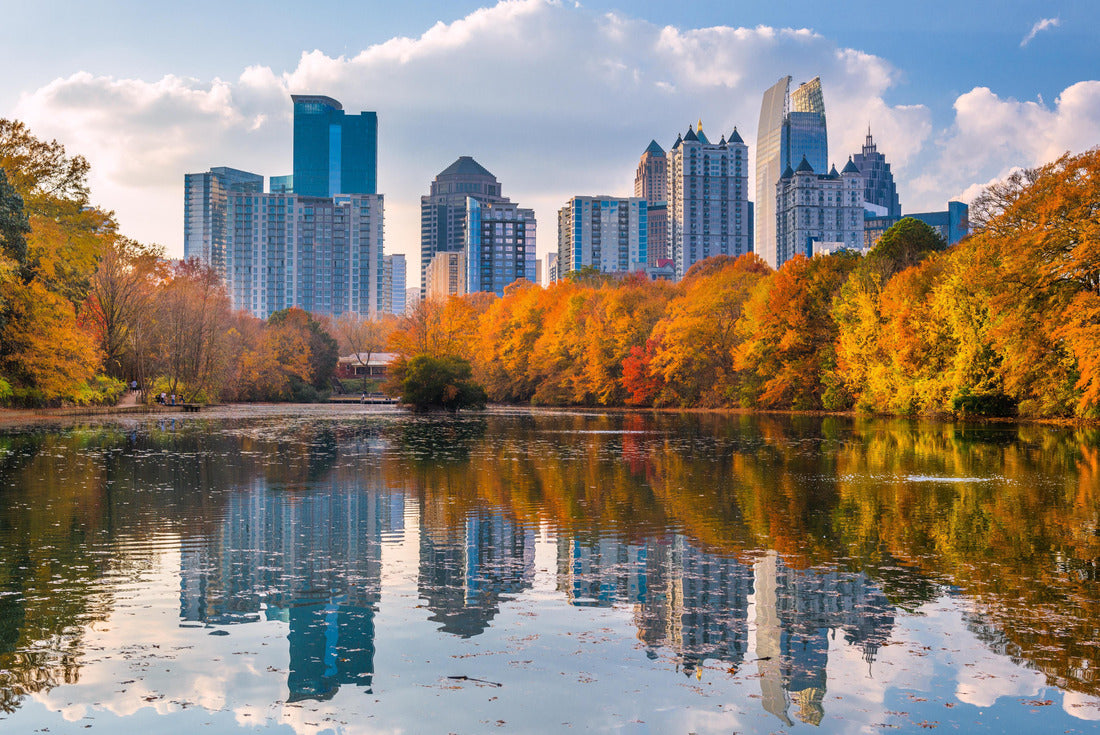 Atlanta, Georgia, USA Piedmont Park Skyline in the fall 2000pc Puzzle