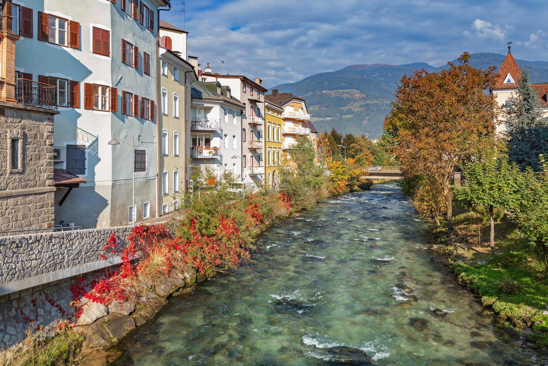 Rienz river in old town of Bruneck, South Tyrol 2000pc Puzzle