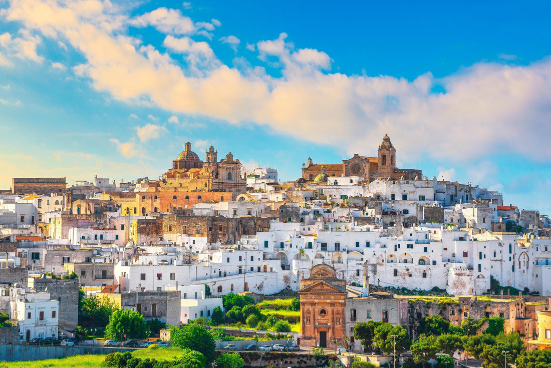 Ostuni skyline at sunset, Brindisi, Puglia, southern Italy 2000pc Puzzle