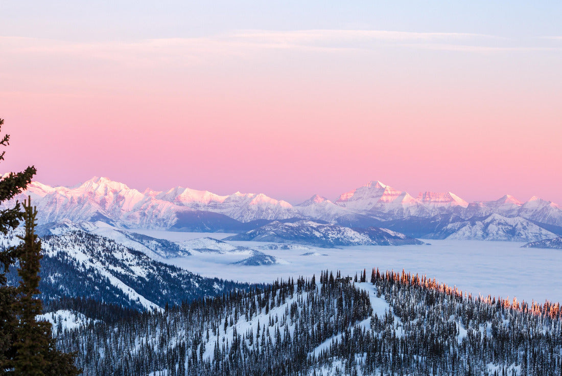 Noah Jigsaw Puzzle Glacier National Park Pink Mountain Sunset 2000 pieces