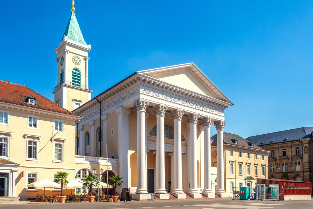 City Church in Karlsruhe, Market Square, in Germany 2000pc Puzzle