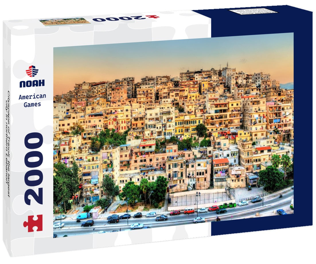 Cityscape of Tripoli, the largest city in northern Lebanon 2000pc Puzzle