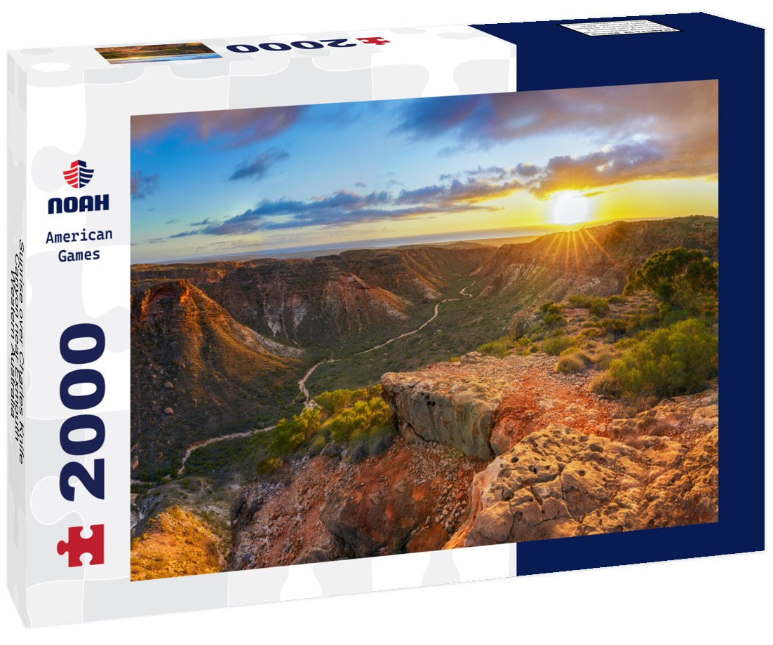 Sunrise over Charles Knife Canyon near Exmouth, Western Australia 2000pc Puzzle