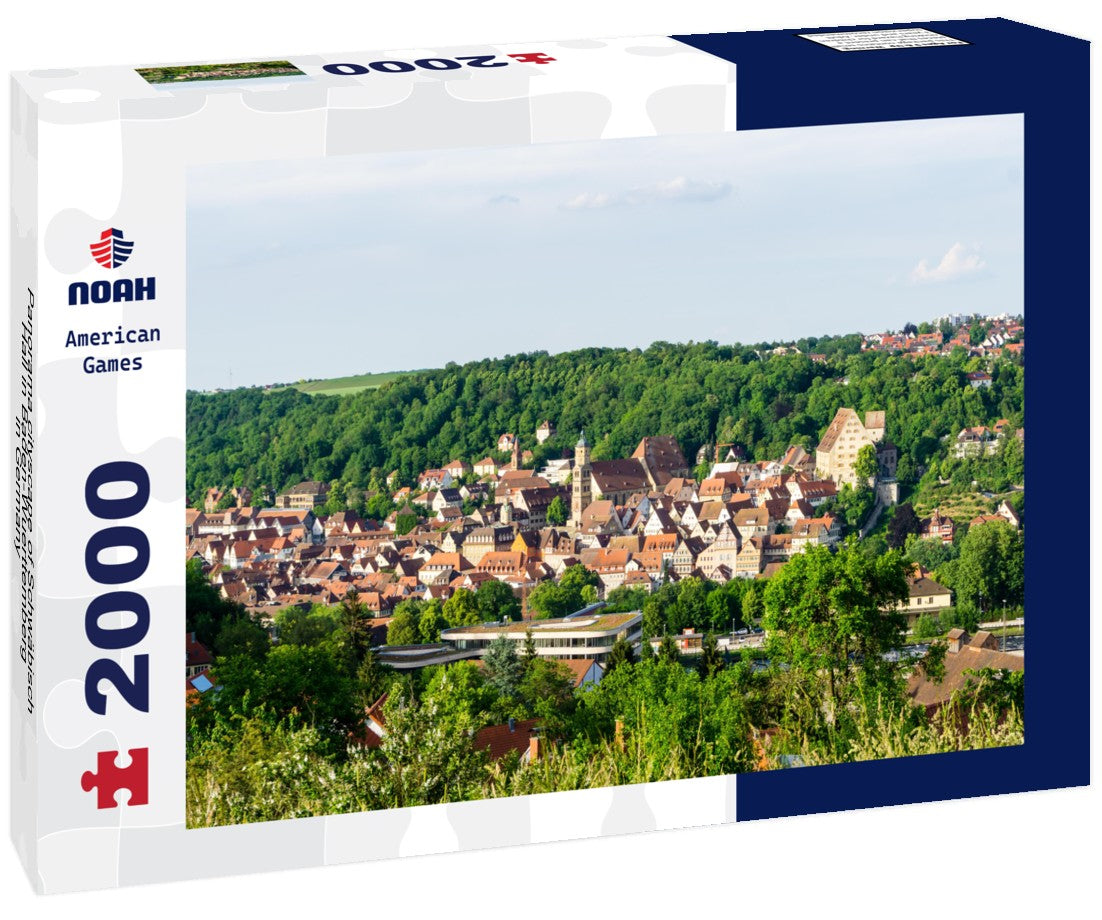 Cityscape of Schwäbisch Hall in Baden-Wuerttemberg in Germany 2000pc Puzzle