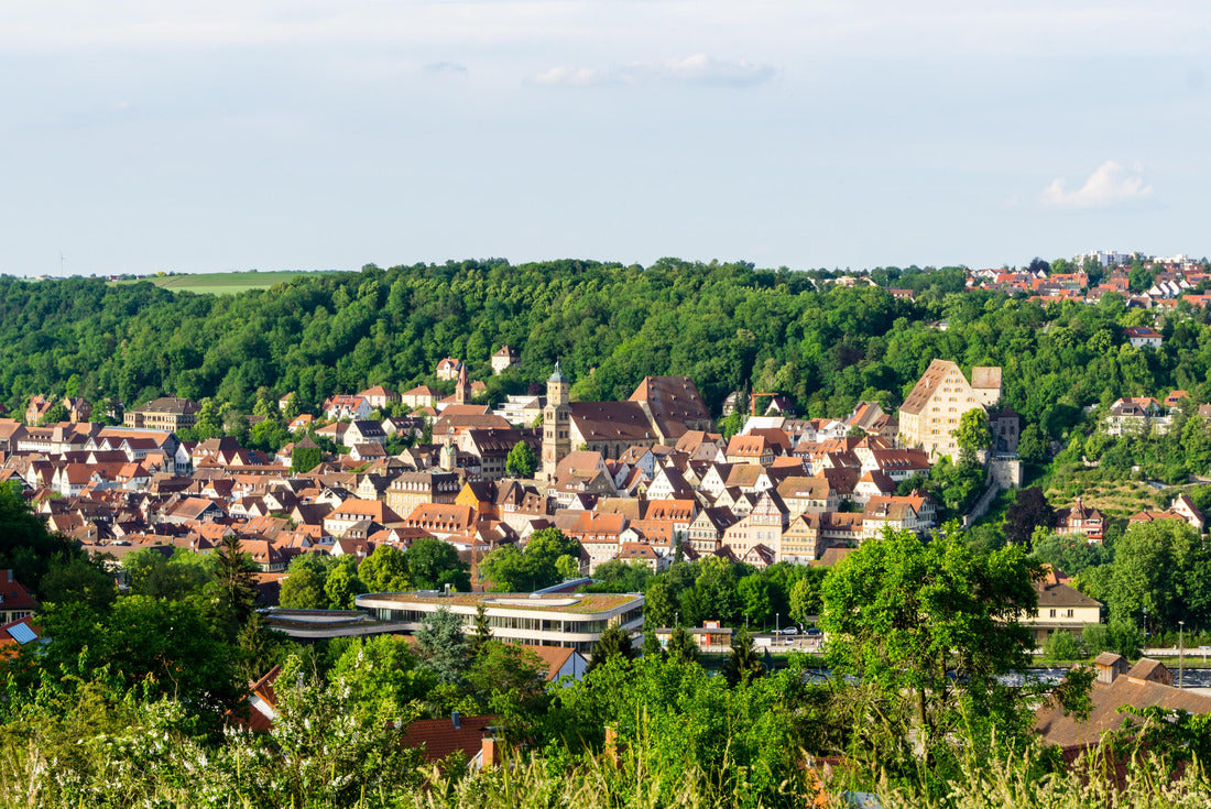 Cityscape of Schwäbisch Hall in Baden-Wuerttemberg in Germany 2000pc Puzzle