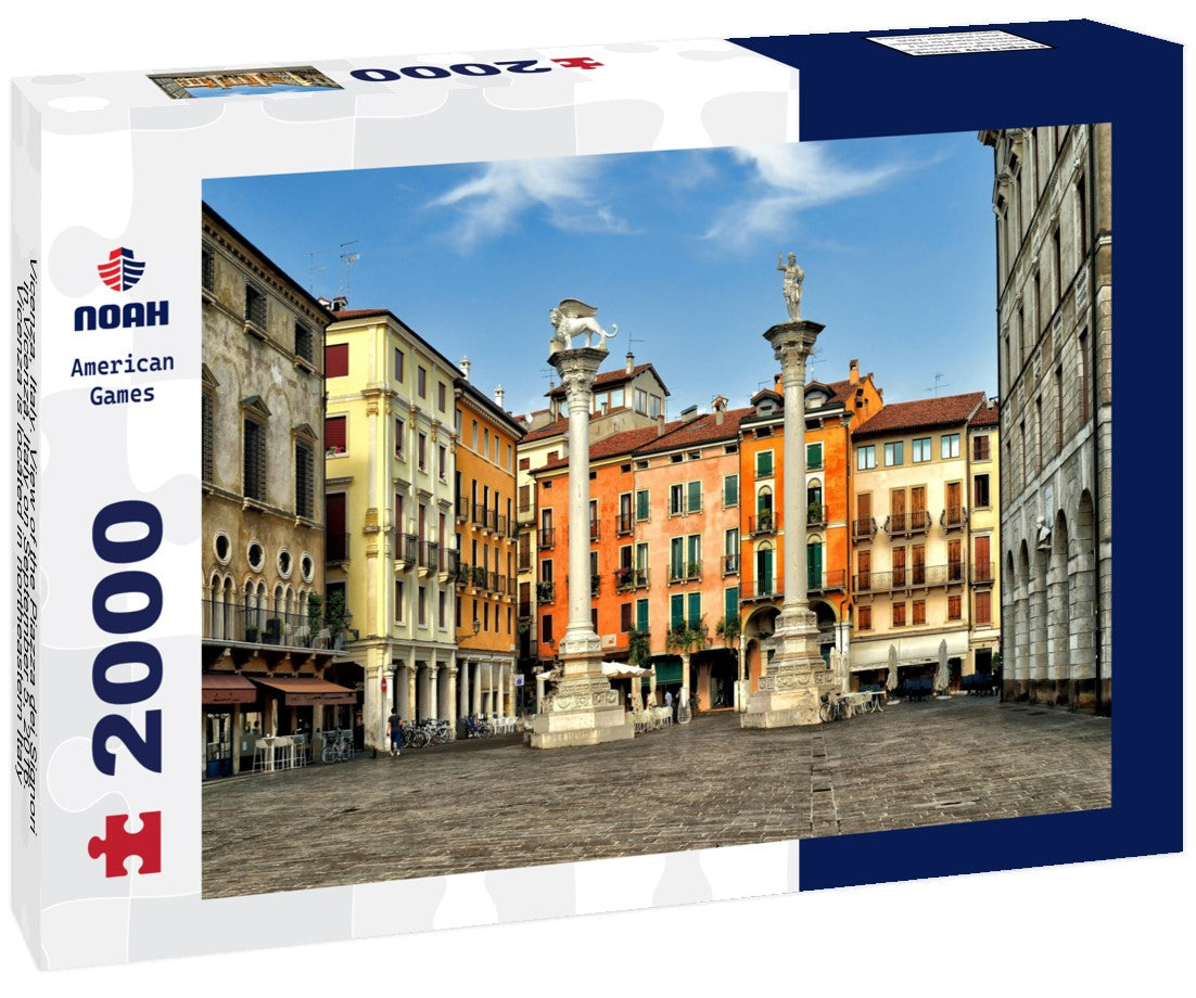 Vicenza, Italy. View of the Piazza dei Signori in Vicenza, Italy on September 5, 2016. Vicenza is located in northeastern Italy, where it is also a World Heritage Site 2000pc Puzzle