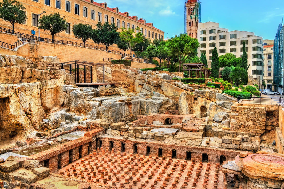 Ruins of the Roman Baths of Berytus in Beirut, Lebanon 2000pc Puzzle