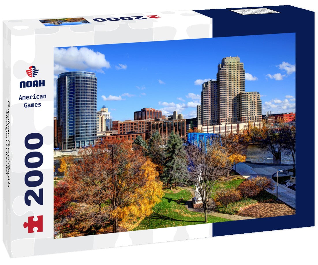 Downtown Grand Rapids Michigan in the fall 2000pc Puzzle