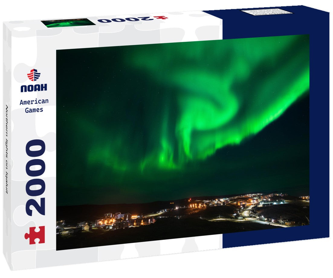 Northern lights on Iqaluit 2000pc Puzzle