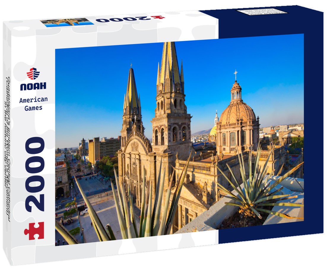 Guadalajara's emblem Central Cathedral (Cathedral of the Women's Movement) in the historic city center 2000pc Puzzle