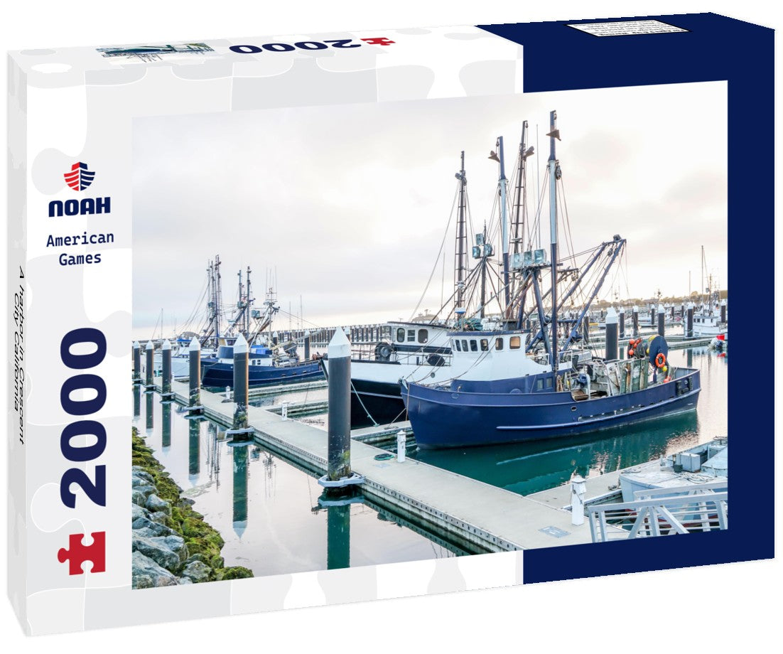 A harbor in Crescent City California 2000pc Puzzle