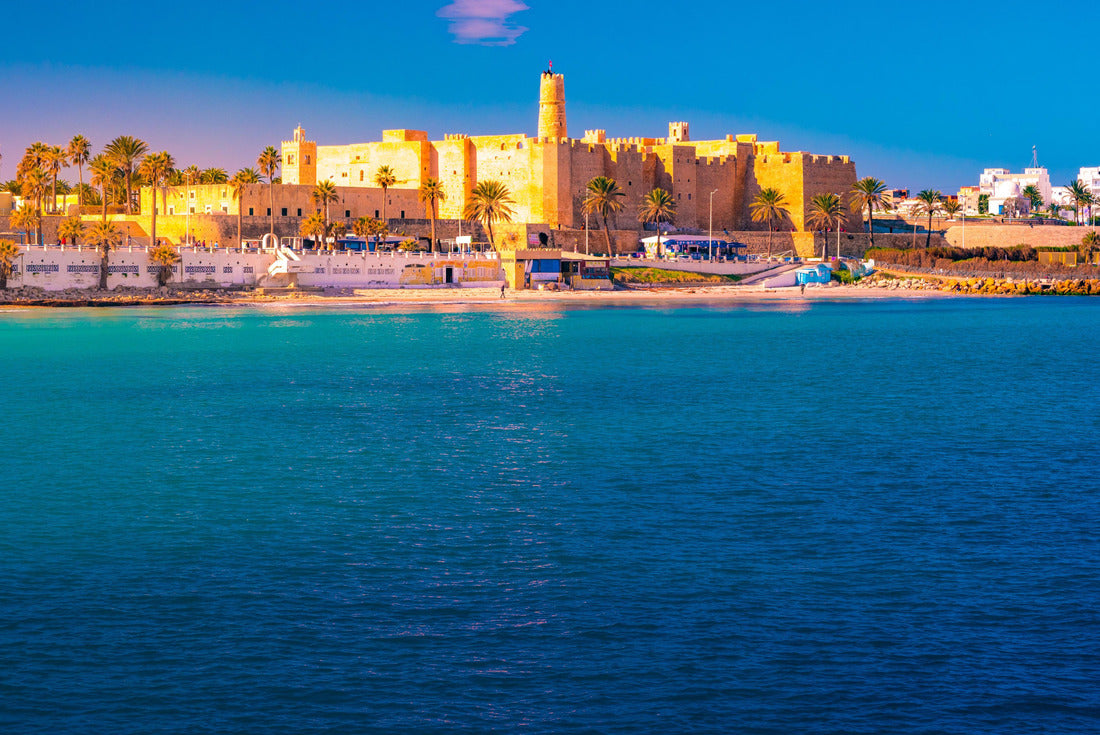 Monastir in Tunisia is an ancient city and popular tourist destination with a beach on the Mediterranean Sea 2000pc Puzzle