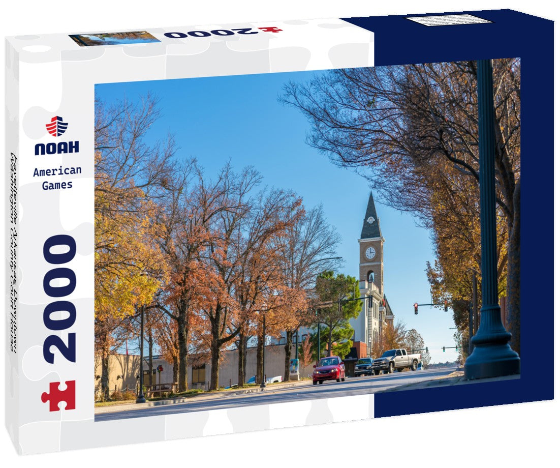 Fayetteville Arkansas Downtown Washington County Court House 2000pc Puzzle
