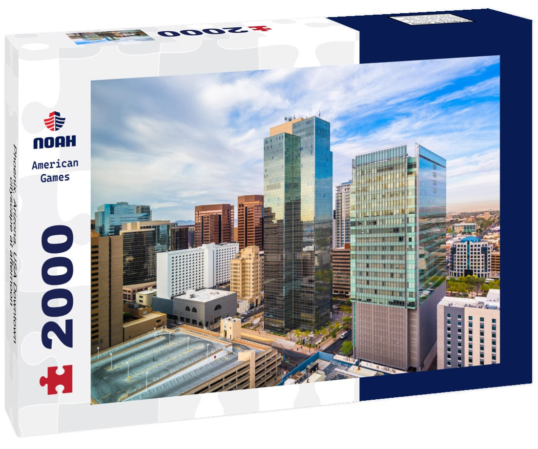 Phoenix, Arizona, USA Downtown cityscape at afternoon 2000pc Puzzle