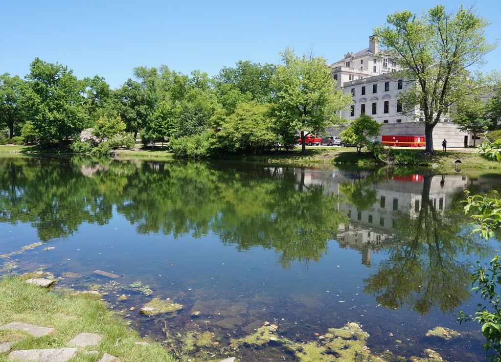 The campus of Iowa State University in Ames, Iowa USA